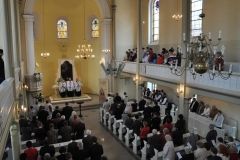 nabożeństwo w kościele ewangelicko-augsburskim w Zabrzu