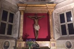 Boczny ołtarz w kościele S. Maria del Popolo, przy którym mszę św. miał odprawiać ks. Marcin Luter