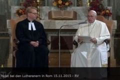 Papież Franciszek w rzymskim kościele luterańskim